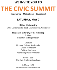 Citizens Campaign Civic Summit Invite May 7 2016